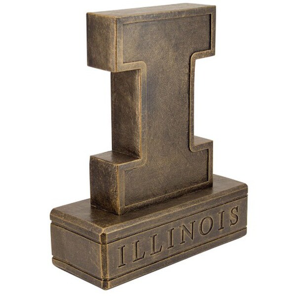 Illinois "Block I Logo" College Mascot | Choose a Color